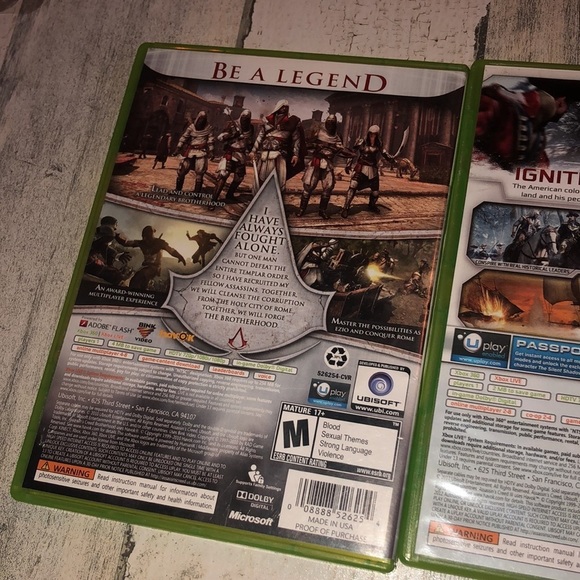 Assassins creed XBOX 360 game combo pack 3 games gaming system games vid… - Picture 8 of 14